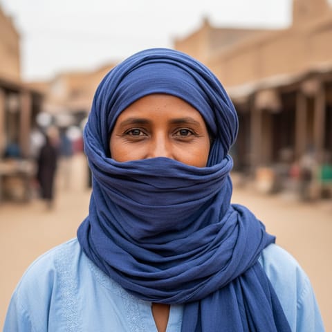 代表Asben Tuareg人的 AI 生成插图