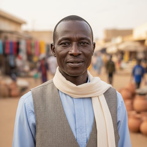 AI-generated illustration representing the Mossi people
