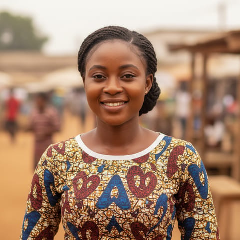 AI-generated illustration representing the Okrika people