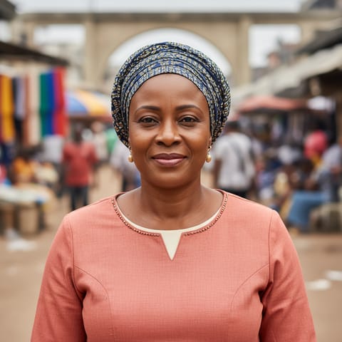 AI-generated illustration representing the Yoruba people