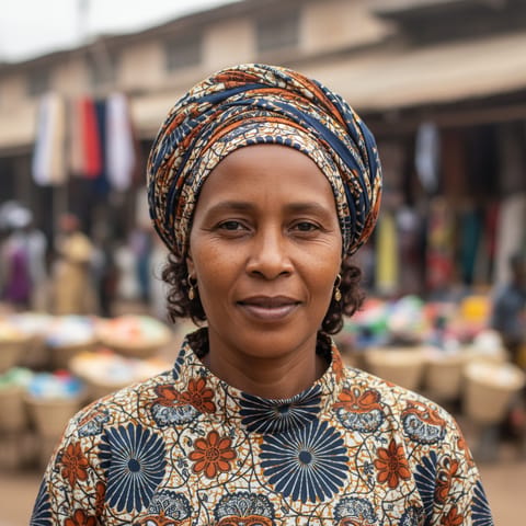 AI-generated illustration representing the Fula Jalon people