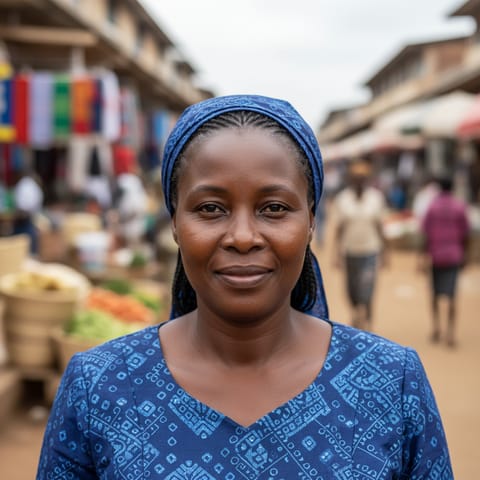 AI-generated illustration representing the Northern Kissi people