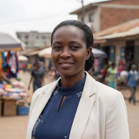 Illustration générée par IA représentant le peuple Central Teke