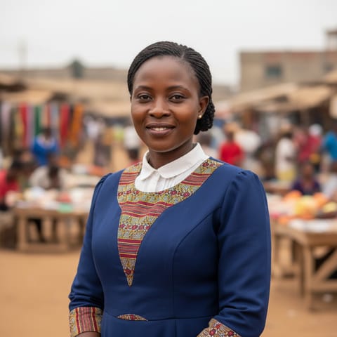 AI-generated illustration representing the Yombe people