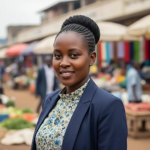 AI-generated illustration representing the Luhya people
