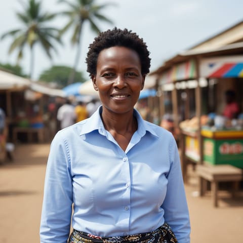 AI-generated illustration representing the Giriama Mijikenda people