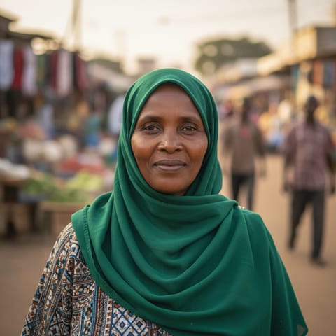 AI-generated illustration representing the Ribe Mijikenda people