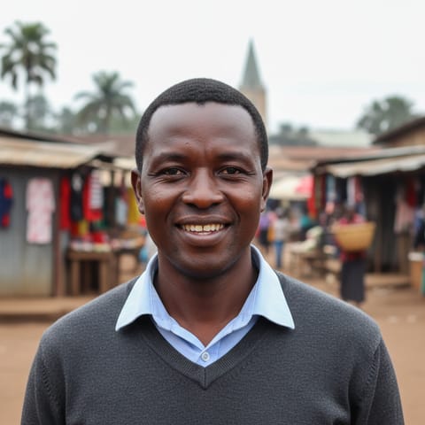 AI-generated illustration representing the Kisii (Gusii) people