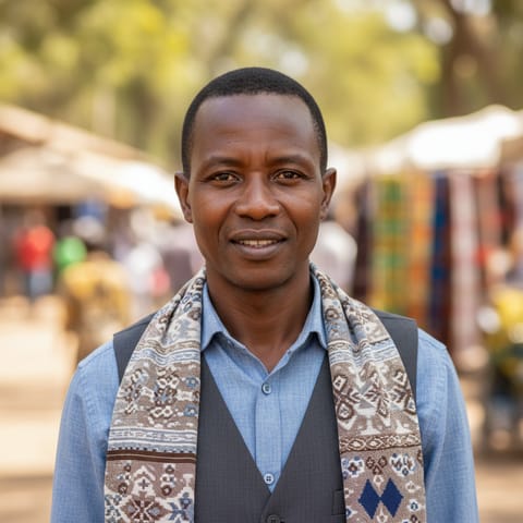 AI-generated illustration representing the Kwere people