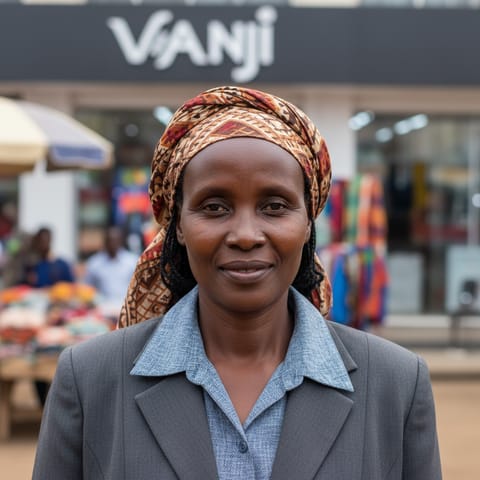 AI-generated illustration representing the Wanji people