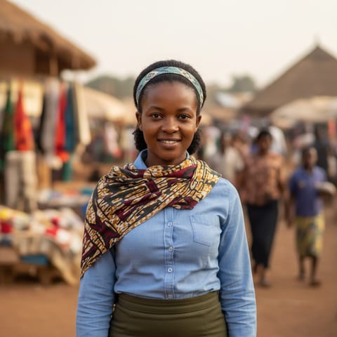 AI-generated illustration representing the Alur people