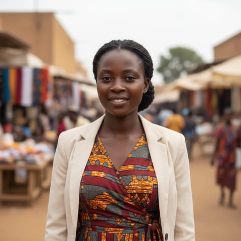 AI-generated illustration representing the Luimbi people