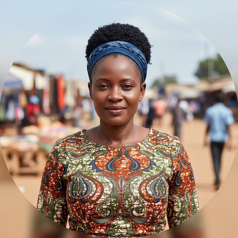 AI-generated illustration representing the Tumbuka people