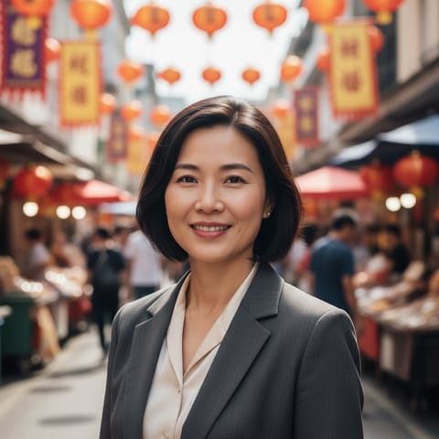 AI-generated illustration representing the Han Chinese (Cantonese) people