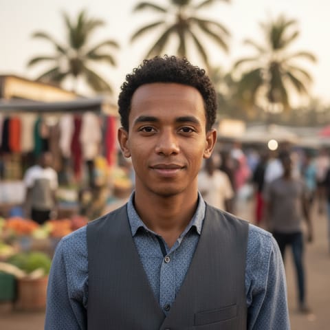 AI-generated illustration representing the Malagasy people