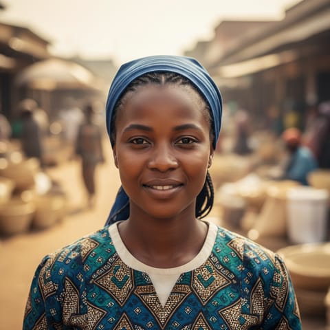 AI-generated illustration representing the Makhuwa-Shirima people