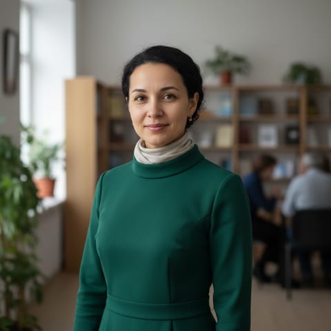 AI-generated illustration representing the Russians people