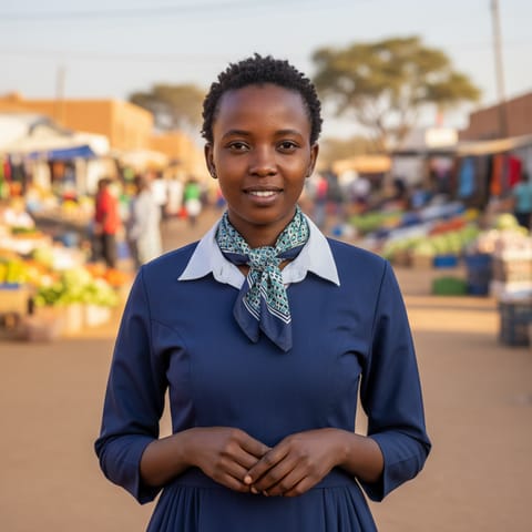 AI-generated illustration representing the Dhimba people