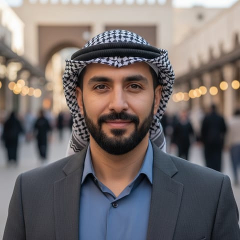 AI-generated illustration representing the Arabs people