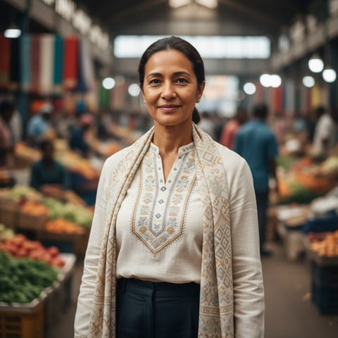 AI-generated illustration representing the Indo-Mauritians people