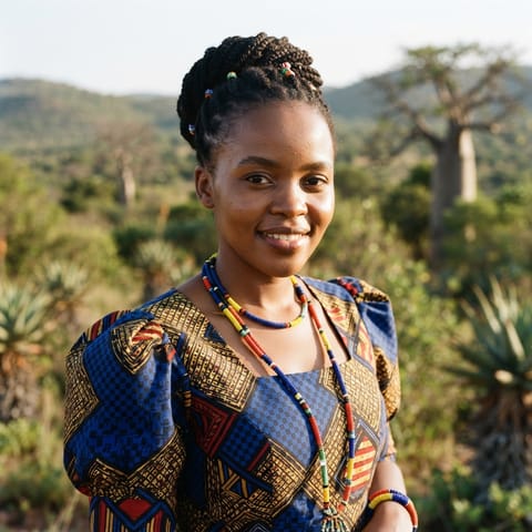 AI-generated illustration representing the Venda people