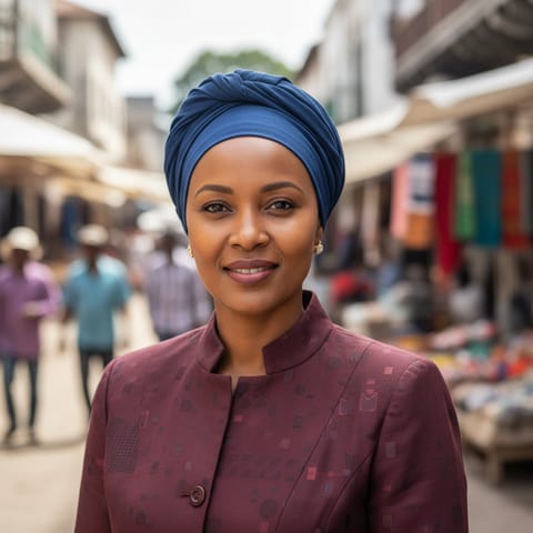 AI-generated illustration representing the Zanzibari people