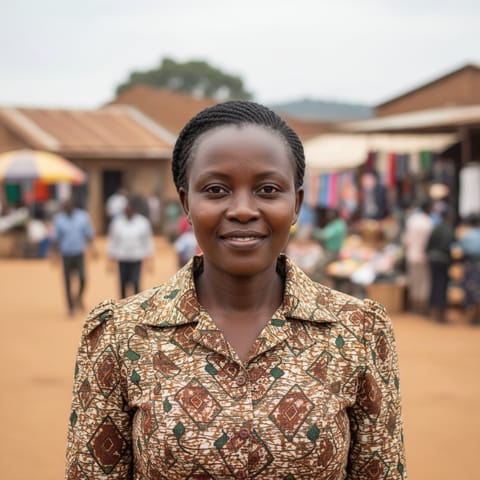 AI-generated illustration representing the Nyungwe people