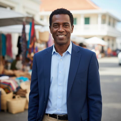AI-generated illustration representing the West Indian Blacks people