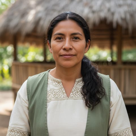 AI-generated illustration representing the Achagua people