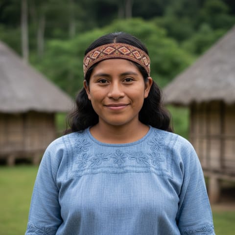 AI-generated illustration representing the Carapana people