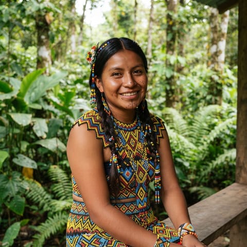AI-generated illustration representing the Chami people