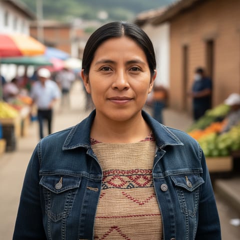 AI-generated illustration representing the Motilón-Barí people