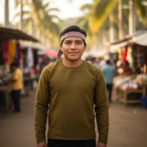 AI-generated illustration representing the Puinave people
