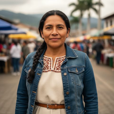 AI-generated illustration representing the Rio Arauca Guajibo people