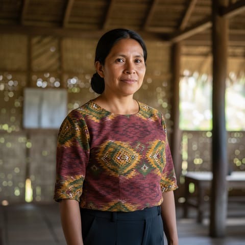 AI-generated illustration representing the Southern Barasano people