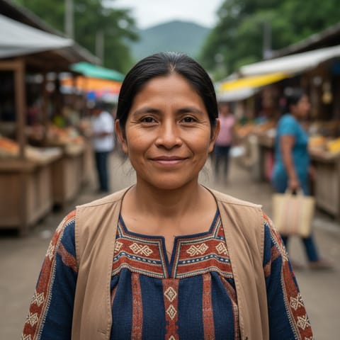AI-generated illustration representing the Ticuna people