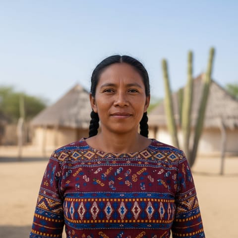 AI-generated illustration representing the Yuruti people