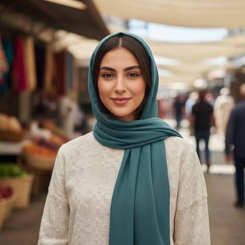 AI-generated illustration representing the Levantine Arabs people