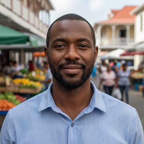 AI-generated illustration representing the West Indian Blacks people