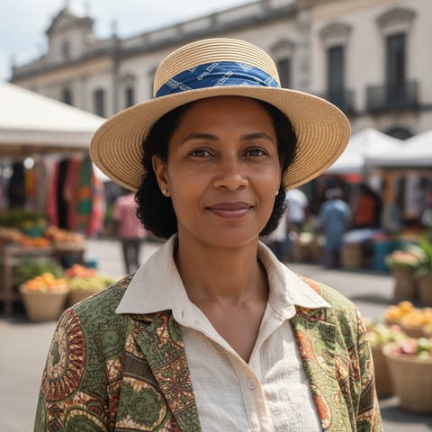 AI-generated illustration representing the Haitians people