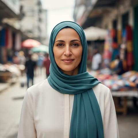 AI-generated illustration representing the Levantine Arabs people