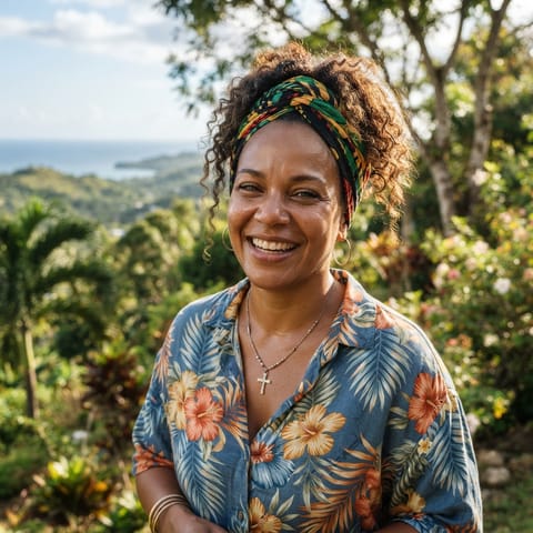 AI-generated illustration representing the Cubans people