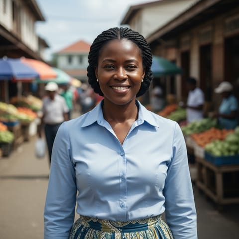 AI-generated illustration representing the Afro-Vincentian people