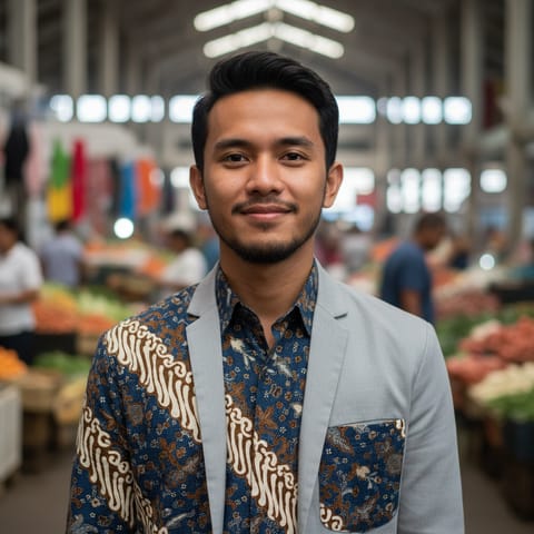 AI-generated illustration representing the Caribbean Javanese people