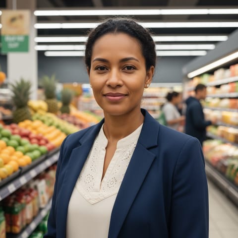 AI-generated illustration representing the Surinamers people