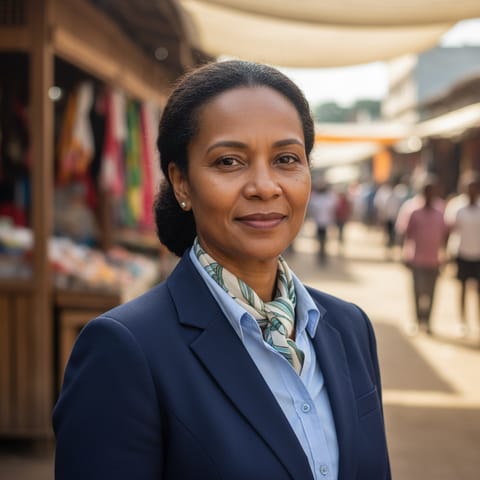 AI-generated illustration representing the Surinamese Creoles people
