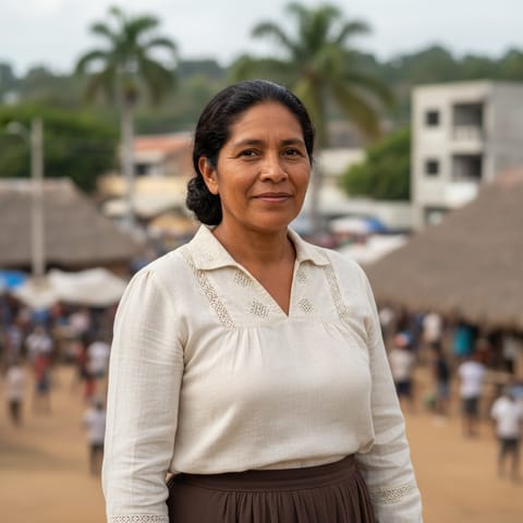 AI-generated illustration representing the Arawak people