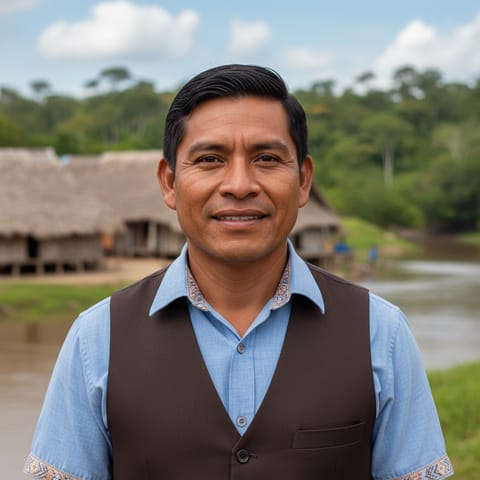 AI-generated illustration representing the Cuiba people