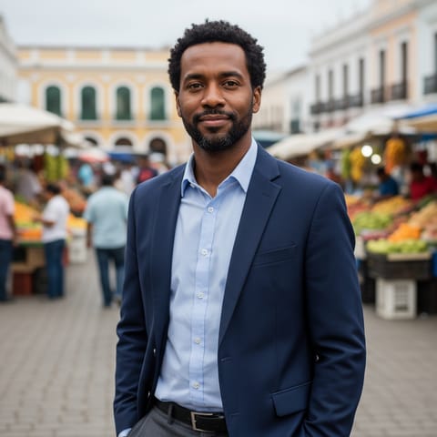 AI-generated illustration representing the Jamaicans people