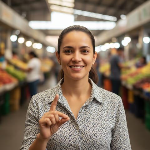 AI-generated illustration representing the Deaf Venezuelans people